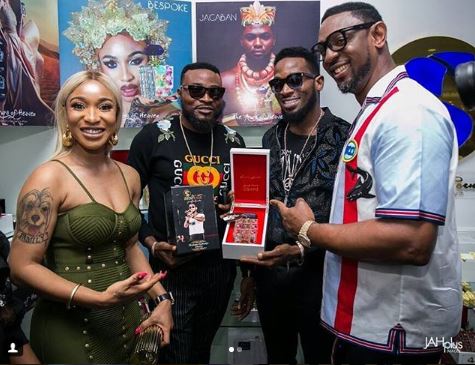 Tonto Dikeh Steps Out With D'banj For A Friend's Birthday Party (Photos)