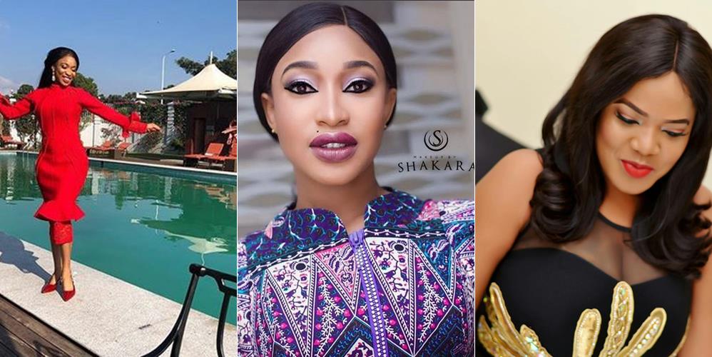 Check out Tonto Dikeh lovely reaction to Toyin Abraham's engagement(video)