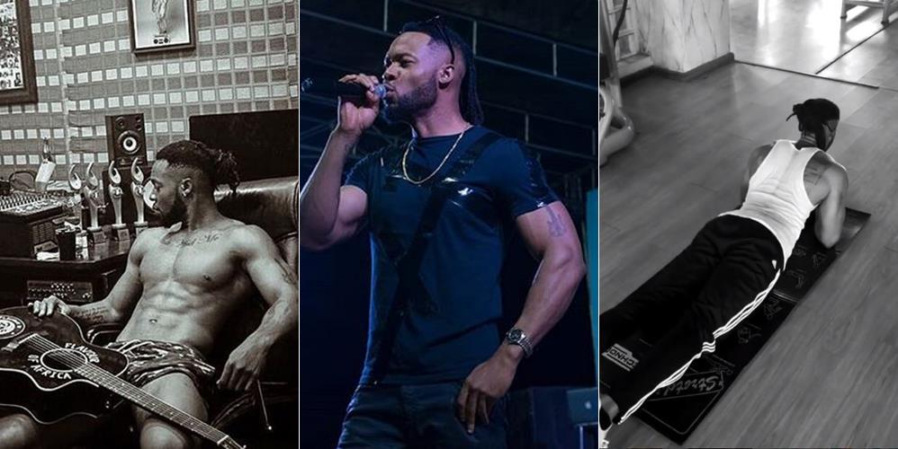This Hilarious Video of Flavour Working Out Is Causing Serious Drama On Social Media