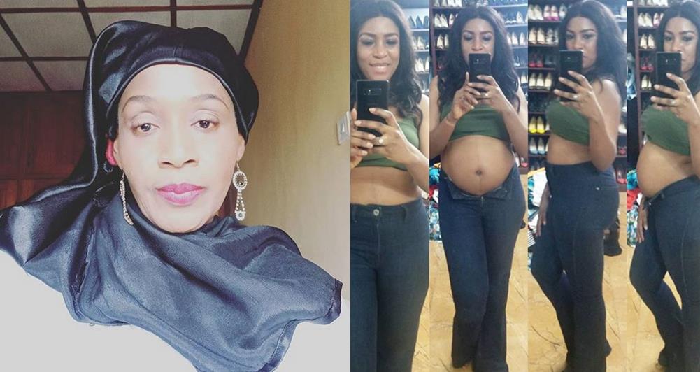 Kemi Olunloyo replies Linda Ikeji, reveals that she is wearing moonbump, shares more details