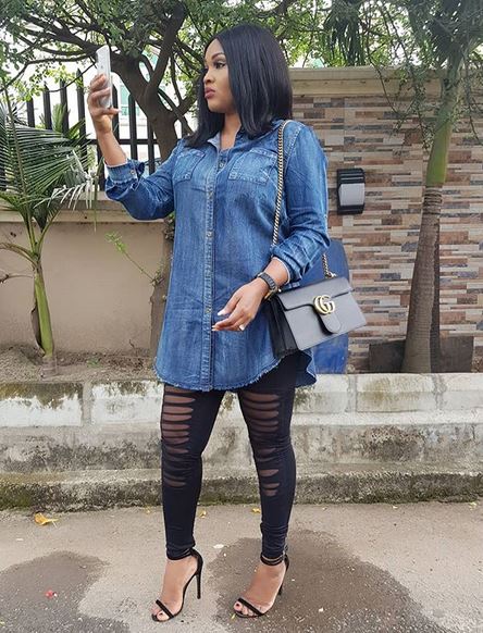 'Mummy and I' - Adorable photos of Mercy Aigbe and her daughter, Michelle