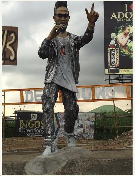 Phyno gets a statue in Eleme, Port Harcourt