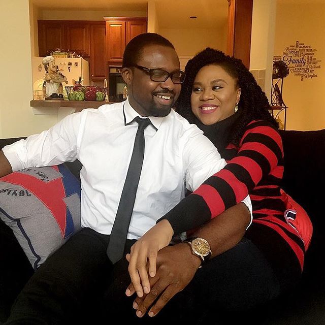 I promise I won't file for divorce till we are 122 years old - Daniel Ademinokan tells wife, Stella Damasus on wedding anniversary