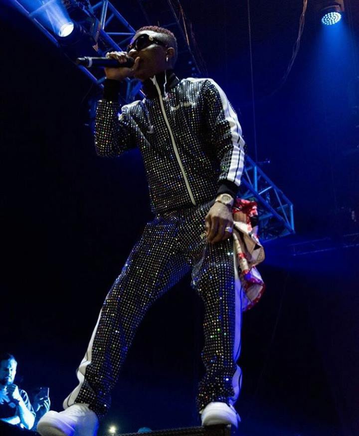 Wizkid Wore A N992k Palm Angels Tracksuit For AfroRepublik (Photos)