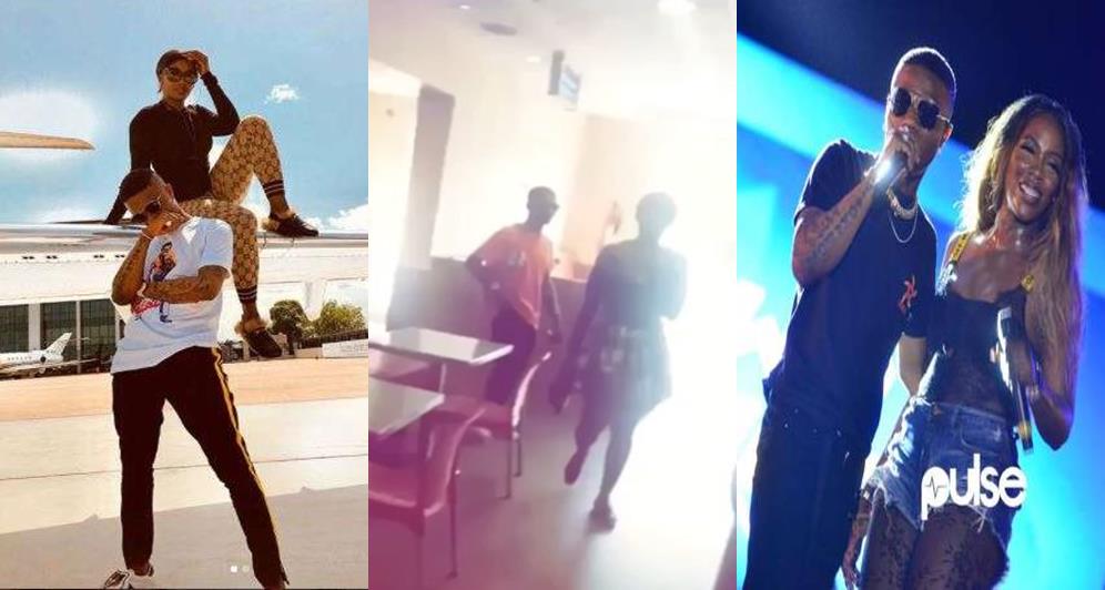 Wizkid And Tiwa Savage Step Out For A Lunch Date (Video)