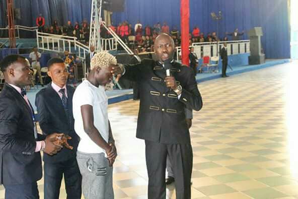 Apostle Suleman Gives Football Juggler N500k After Performing Live In His Church (Photos)