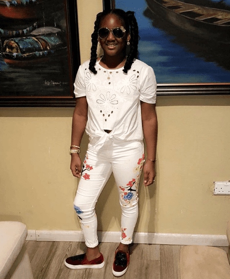 2face Idibia's first daugter, Isabella lands her first movie role (Photo)
