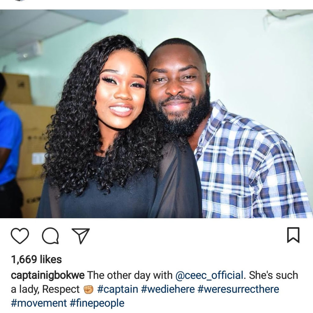 #BBNaija 2018: Miracle's elder brother gushes over Cee-C