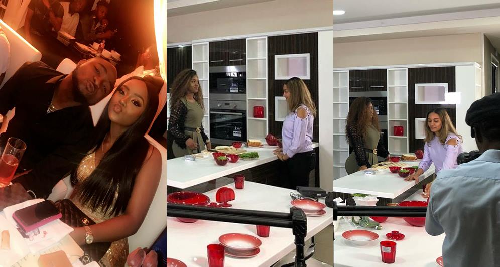 "Davido i can't thank you Enough!!" - Chioma says, as she shares new photos of her cooking test