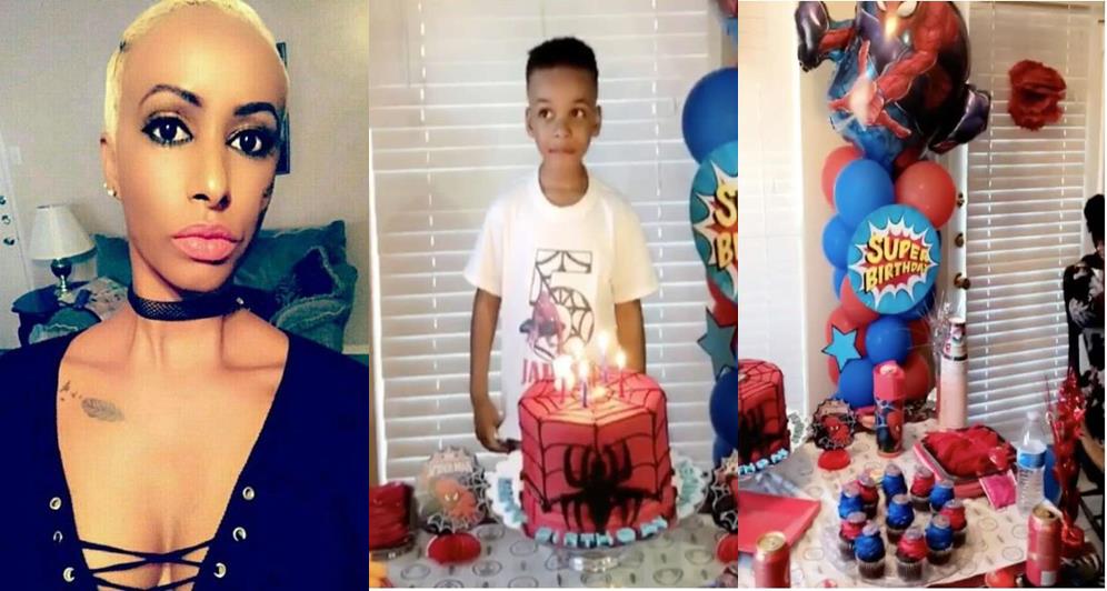 #BBNaija: Teddy A's babymama throws son a spiderman themed birthday party (Photos+Video)