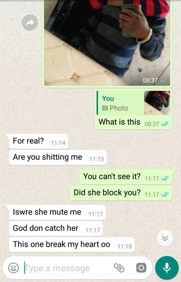Nigerian lady blocks her boyfriend on social media, to share her cheating photos