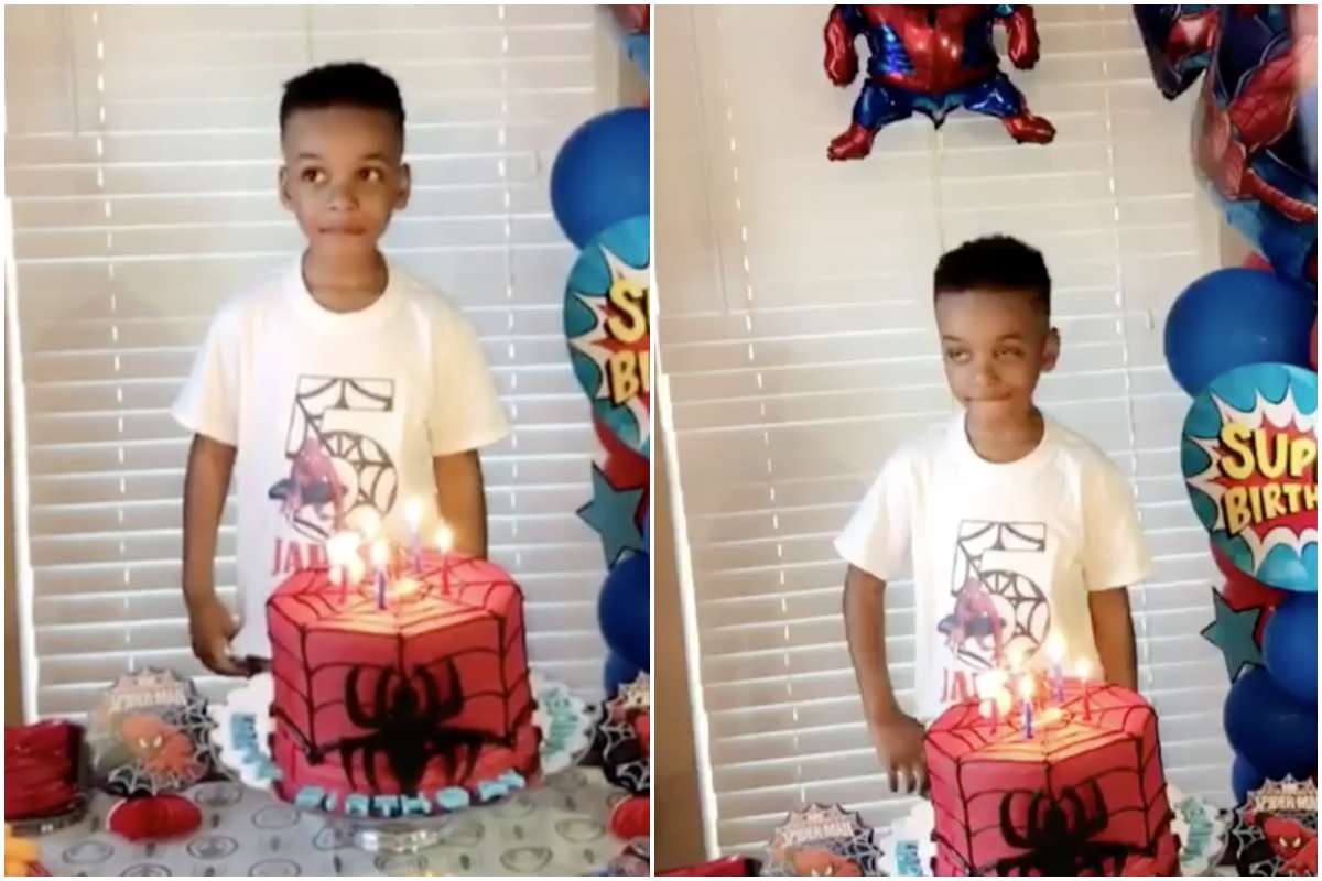 #BBNaija: Teddy A's babymama throws son a spiderman themed birthday party (Photos+Video)