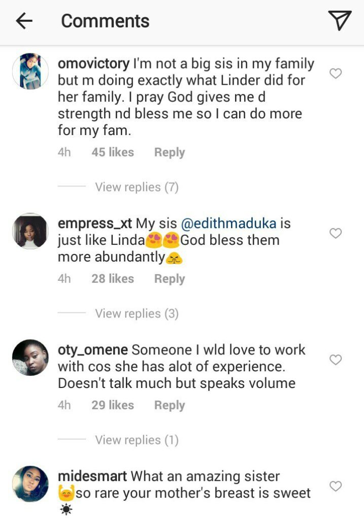 'Everyone in my family is financially strong because of her' - Laura Ikeji appreciates Linda Ikeji