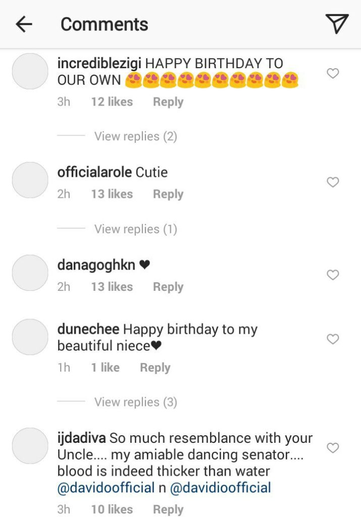 Fans give Davido accolades as he celebrates his 2nd daughter on her 1st birthday