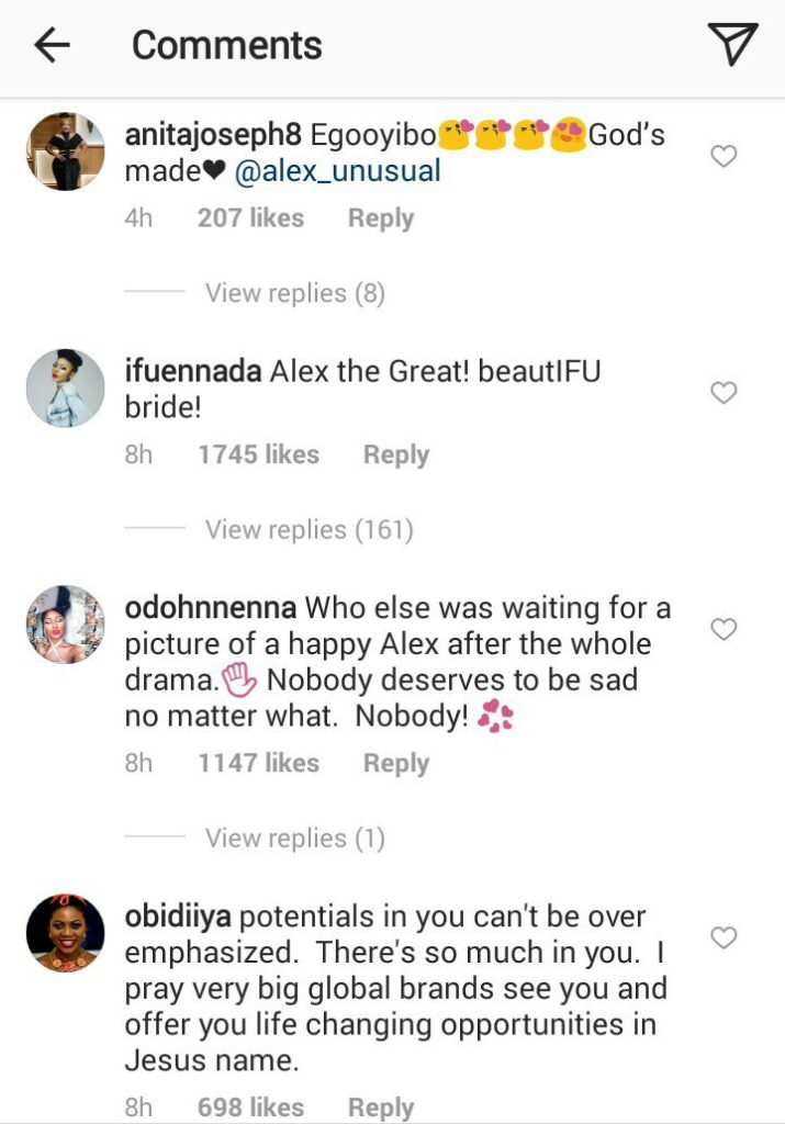 #BBNaija: Alex gets fans talking as she is dressed as an Edo bride (Photos)