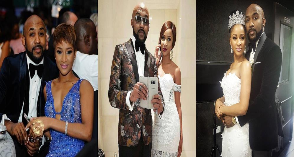 Banky W assures wife, Adesua Etomi that he likes her b**bs the way they are (screenshots)