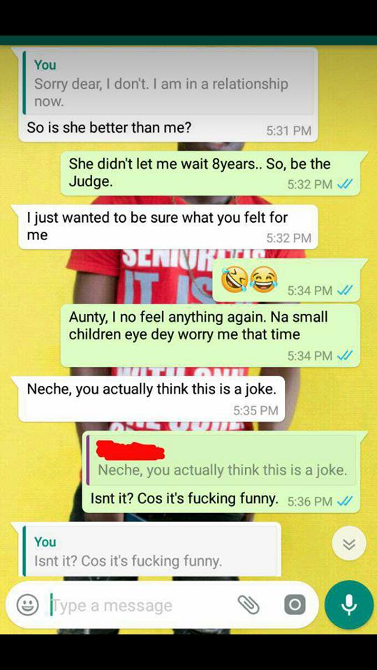 'Lady Who Turned Me Down 8-years Ago Just Accepted Me' - Man Shares Hilarious Screenshots Of Chat