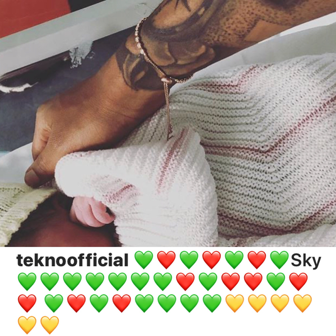 Tekno, Lola Rae & a Baby Photo.... Did the Couple just welcome their First Child Together?