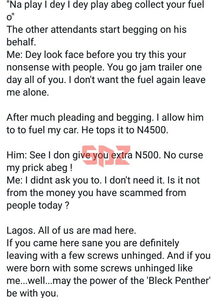 See how Naija lady used fake Jazz to deal with scamming petrol attendant