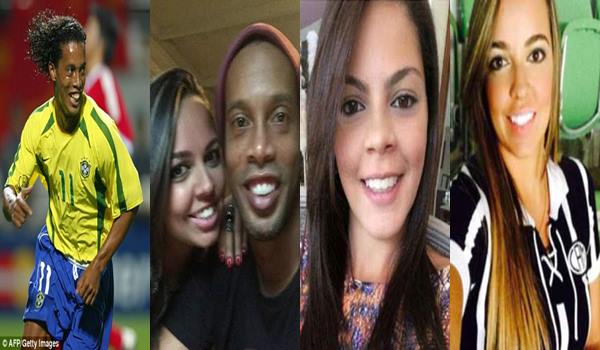 Brazilian legend Ronaldinho 'set to marry two girlfriends living with him in his Rio de Janeiro mansion' (Photos)