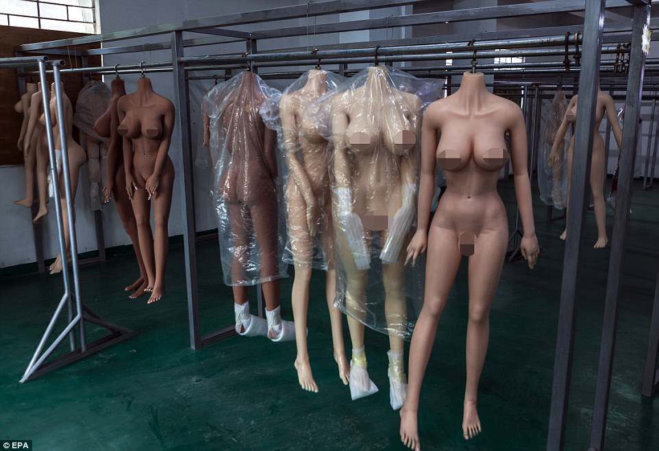 Inside China's Disturbing S*x Robot Factory With Dolls The Size Of Children