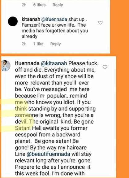 #BBNaija: Ifu Ennada replies a troll who blasted her for commenting on Alex's cultural photo