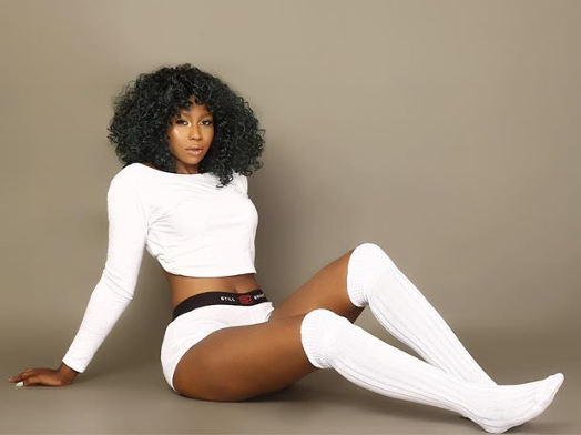 'Why was i considering surgery?' Actress Lilian Afegbai says as she flaunts under-b**b in underwear shoot