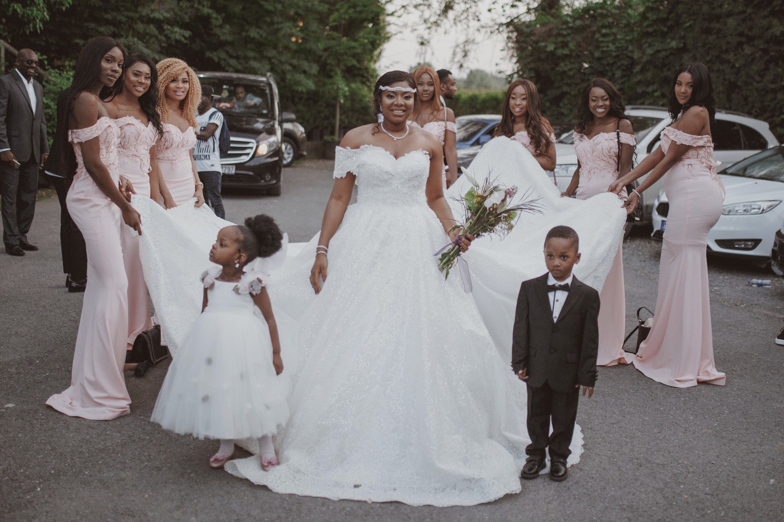 Photos from the white wedding of Super Eagles player, Kenneth Omeruo, in Istanbul