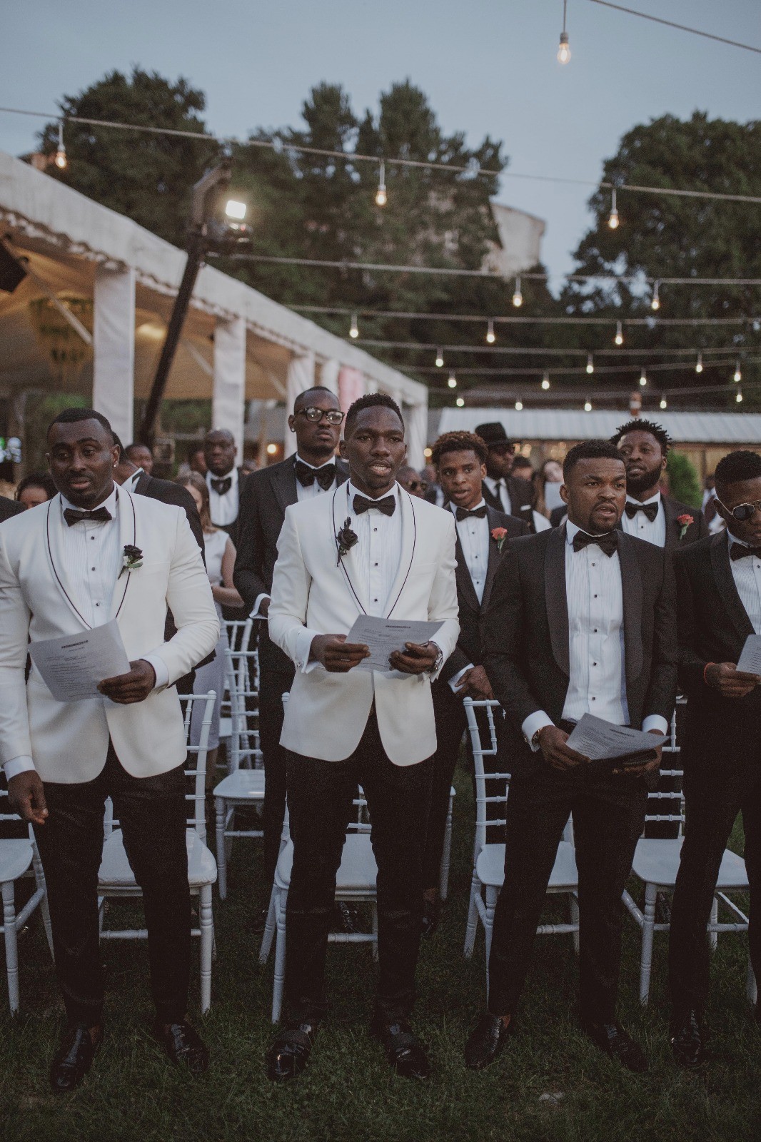 Photos from the white wedding of Super Eagles player, Kenneth Omeruo, in Istanbul