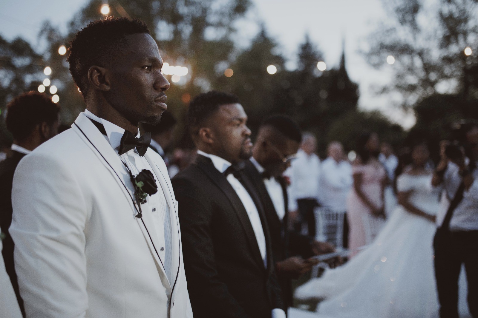 Photos from the white wedding of Super Eagles player, Kenneth Omeruo, in Istanbul