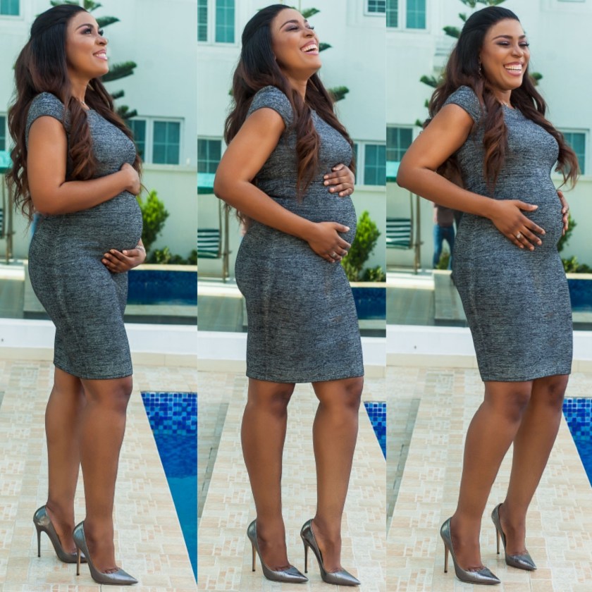 Linda Ikeji Is Pregnant, Reveals Gorgeous Baby Bump Photos
