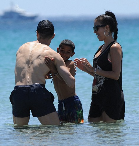 Photos of Cristiano Ronaldo and girlfriend Georgina Rodriguez as they holiday in Ibiza