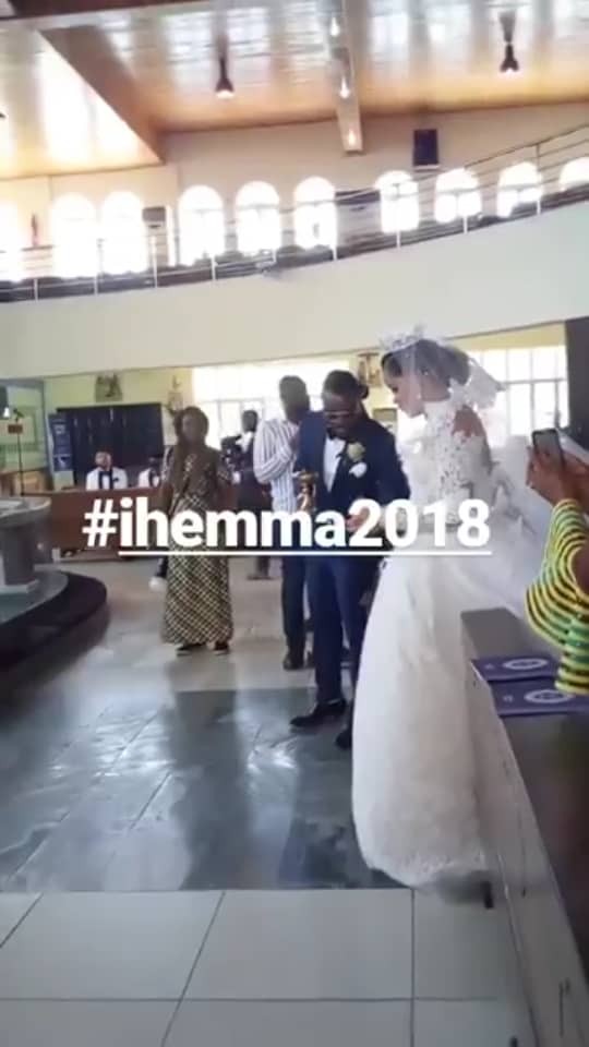 First photos from ex-Beauty queen, Iheoma Nnadi's wedding to Super Eagles player Emmanuel Emenike