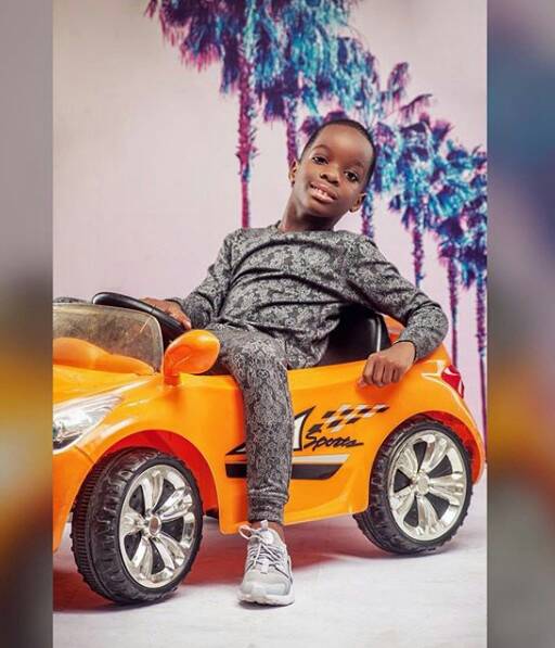 Wizkid celebrates first son, Bolutife Balogun as he turns 7 (Photos)