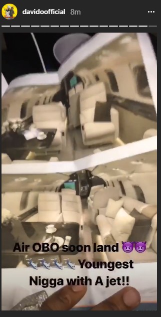 Air OBO!!! Davido Buys Private Jet, See The Documents