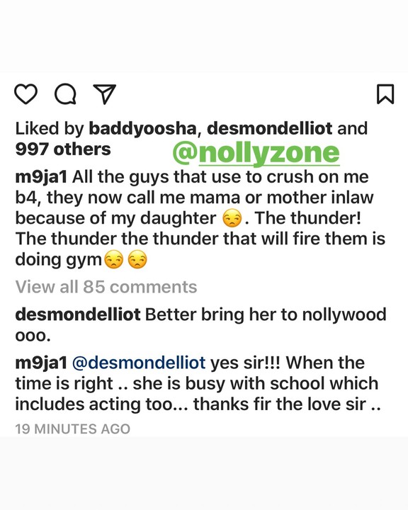 Desmond Elliot Tells Maheeda To Bring Her Pretty Daughter To Nollywood