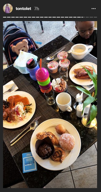 Tonto Dikeh And Her Son, King Andre, Step Out In Style For Mother's Day