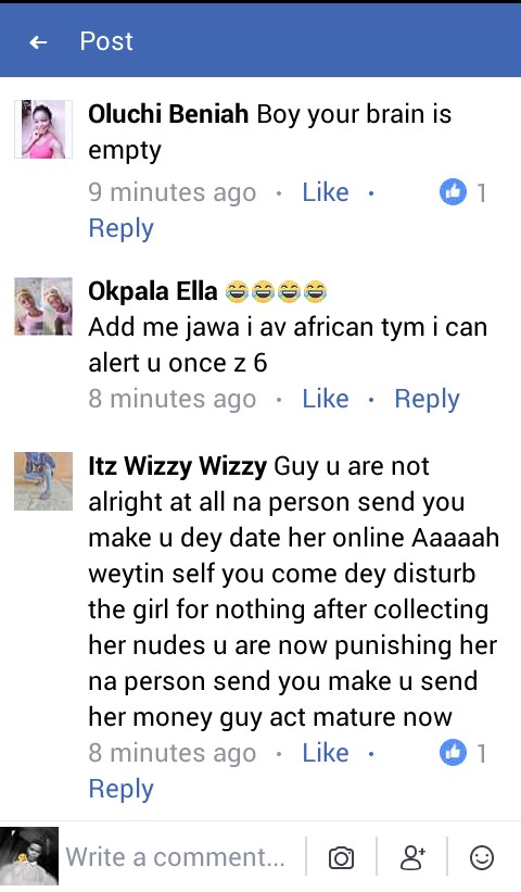 'My Dad Is A Pastor!' - Lady Begs Guy Threatening To Leak Her Nvdes For 15k