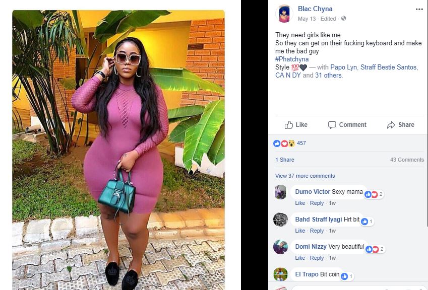 'I'm Bored, I Need A Man' - Curvy Ghanaian Lady, Blac Chyna Cries Out (Photos)