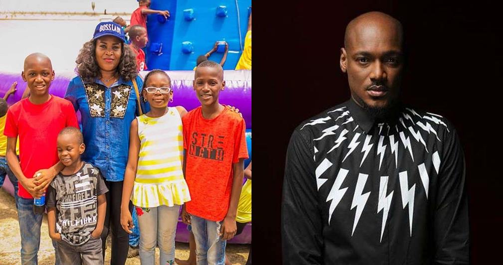 "2face Kids Look Like They Are Suffering" - Fan Says, his baby mama, Sunmbo Adeoye Responds