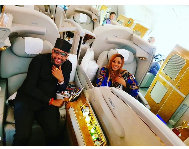 Loved Up Photos Of E-money And Wife, Juliet Okonkwo, At The Burj Al Arab Hotel In Dubai