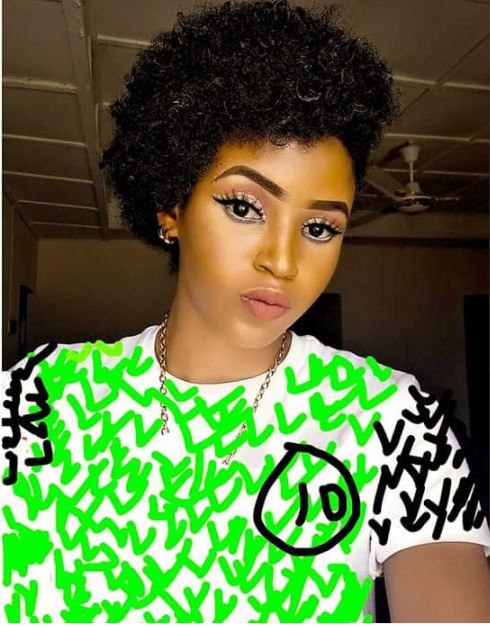 Pretty Nigerian Lady Rocks 'Original' Super Eagles Jersey, Nigerian React (Photo)