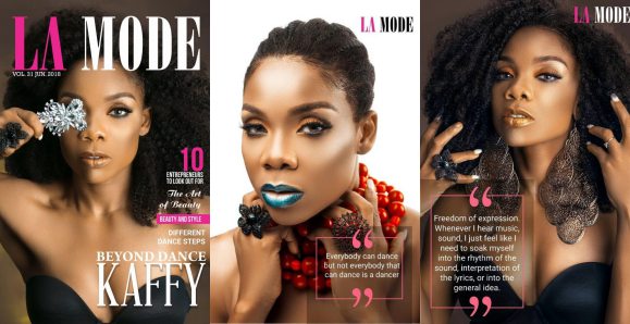 Stunning Photos Of Kaffy As She Graces Cover Of La Mode Magazine's Latest Issue