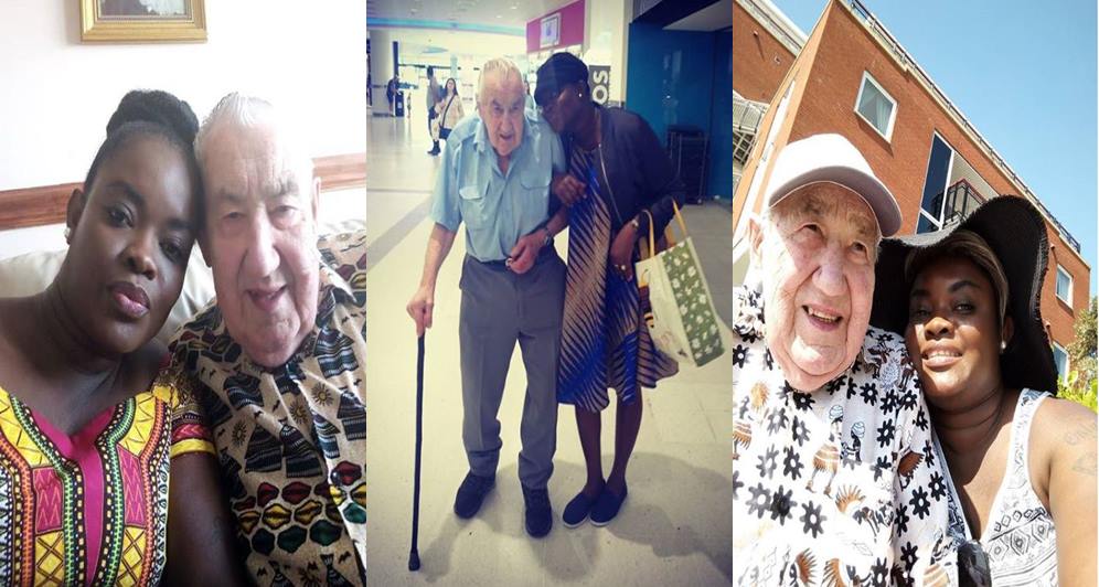 "I met my husband through Yahoo Yahoo" - Lady who is married to a 90-year-old white man discloses how she met him