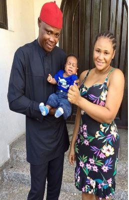 Dangote's Son-In-Law's Alleged Babymama, Irene, Gets A Surprise Visit From Her Dad (Photos)