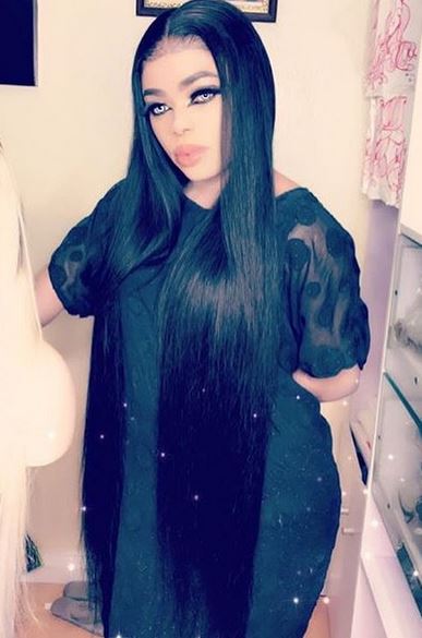 'I'm in the toilet changing my pad' - Bobrisky tells followers