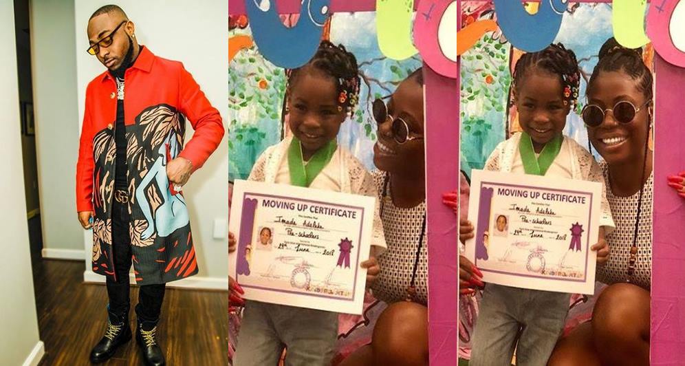 Davido Absent As His Daughter, Imade, Graduates From Kindergarten (Photos)