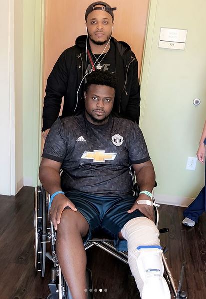 Davido's elder brother Adewale Adeleke shares photos from his 'first major surgery' in Atlanta