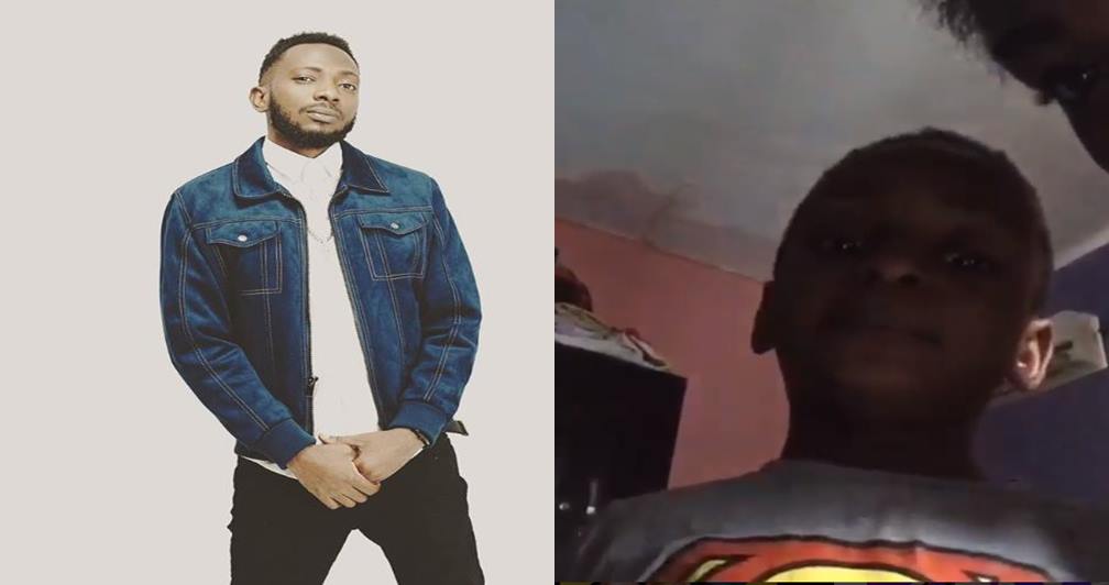 Singer May D shares a video of his babymama asking their son to insult him!