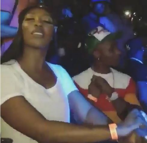 Viral Video Of Wizkid And Tiwa Savage Doing The 'Shaku Shaku' Dance At a Club Amid Dating Rumors